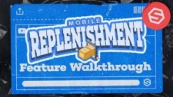 Sticker with title Mobile Replenishment Feature Walkthrough