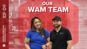 Title card for Ep09 of Warehouse Operating System Series: Our Warehouse Account Manager Team